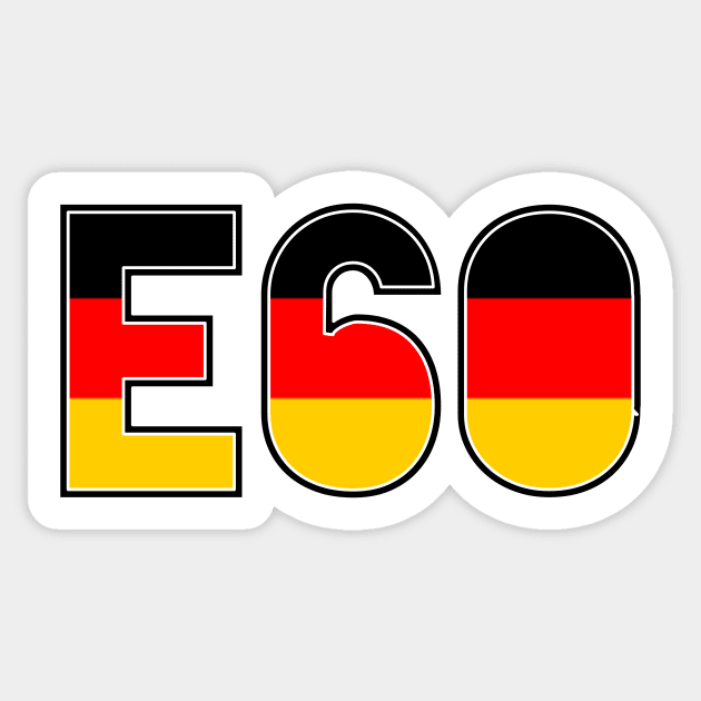 E60 German Sticker by Widmore